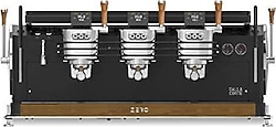 Dalla Corte Zero Barista Zero-3-DN 3 Gruplu Siyah Ceviz Espresso Makinesi