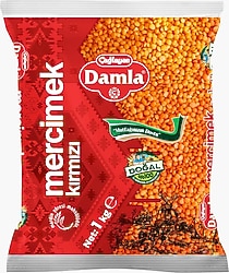 Damla Kırmızı Mercimek 1 kg