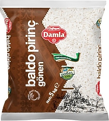 Damla Gönen Baldo Pirinç 5 kg
