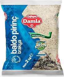 Damla Trakya Baldo Pirinç 2 kg