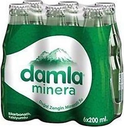 Damla Minera 200 ml 6'lı Paket Maden Suyu