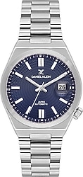 Daniel Klein DK.1.14044-3 Gümüş-Lacivert Erkek Kol Saati