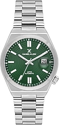 Daniel Klein DK.1.14044-4 Gümüş-Yeşil Erkek Kol Saati