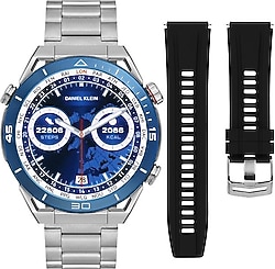 Daniel Klein Dtultramate-05 Gümüş-Siyah Akıllı Saat