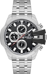 Daniel Klein Exclusive DK.1.13848-1 Gümüş-Siyah Erkek Kol Saati