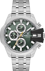 Daniel Klein Exclusive DK.1.13848-6 Gümüş-Yeşil Erkek Kol Saati
