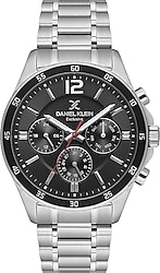 Daniel Klein Exclusive DK.1.13972-2 Gümüş-Siyah Erkek Kol Saati