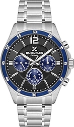 Daniel Klein Exclusive DK.1.13972-4 Mavi-Siyah Erkek Kol Saati