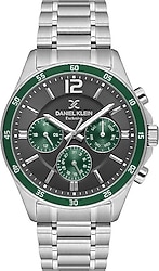 Daniel Klein Exclusive DK.1.13972-7 Yeşil-Gri Erkek Kol Saati