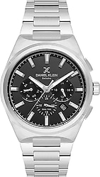 Daniel Klein Exclusive DK.1.14069-2 Gümüş-Siyah Erkek Kol Saati