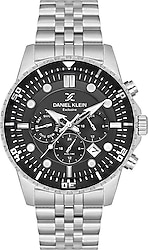 Daniel Klein Exclusive DK.1.14233-1 Gümüş-Siyah Erkek Kol Saati