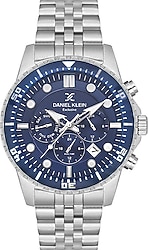Daniel Klein Exclusive DK.1.14233-2 Gümüş-Lacivert Erkek Kol Saati