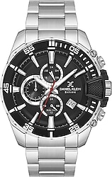 Daniel Klein Exclusive DK.3.10034-1 Gümüş-Siyah Erkek Kol Saati