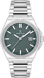 Daniel Klein Premium DK.1.13739-3 Gümüş-Yeşil Erkek Kol Saati