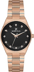 Daniel Klein Premium DK.3.10041-5 Rose Gold-Siyah Kadın Kol Saati