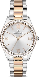 Daniel Klein Premium DKE.1.10305.2 Rose Gold-Gümüş Kadın Kol Saati