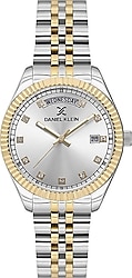 Daniel Klein Premium DKE.1.10661-5 Gümüş-Altın Kadın Kol Saati