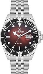 Daniel Klein Premium DKE.1.10724-4 Gümüş-Kırmızı Erkek Kol Saati