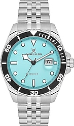 Daniel Klein Premium DKE.1.10724-5 Gümüş-Turkuaz Erkek Kol Saati