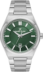 Daniel Klein Premium DKE.1.10834-4 Gümüş-Yeşil Erkek Kol Saati