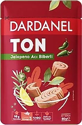 Dardanel Ayçiçek Yağlı Jalepeno Biberli Poşet Ton Balığı 80 gr