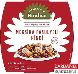 Dardanel Hindice Meksika Fasulyeli Hindi 160 gr