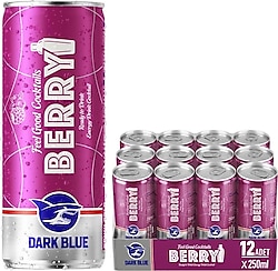 Dark Blue Berry Enerji İçeceği 250 ml