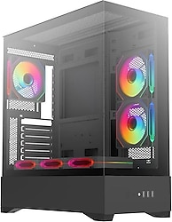 Dark Diamond Pro DKCHDIAMONDPRO 4 RGB Fanlı ATX Oyuncu Kasası