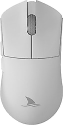 Darmoshark M3 Pro Beyaz Şarjlı Makrolu Optik Kablolu/Kablosuz Oyuncu Mouse