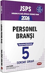 Data Yayınları 2024 JSPS Personel Branşı Personeli 5 Deneme Sınavı