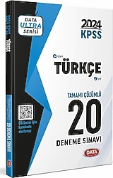 Data Yayınları 2024 KPSS Ultra Serisi Turkçe 20 Deneme Sınavı