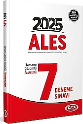 Data Yayınları 2025 ALES Tamamı Çözümlü 7 Deneme Sınavı