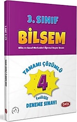Data Yayınları 3. Sınıf Bilsem 4 Fasikül Deneme Sınavı