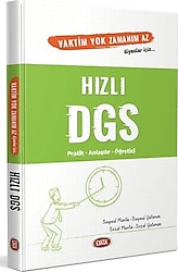 Data Yayınları Vaktim Yok Zamanım Az Diyenler İçin Hızlı DGS