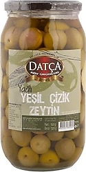Datça Köy Ürünleri Yağlı Yeşil Çizik Zeytin 940 gr