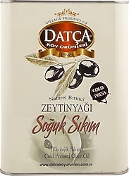 Datça Köy Ürünleri Soğuk Sıkım 3 lt Teneke Zeytinyağı