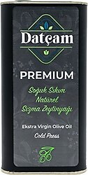 Datçam Premium Soğuk Sıkım Zeytinyağı 1 lt Teneke