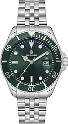David Guner DG-8230GA-A10 Gümüş-Yeşil Erkek Kol Saati