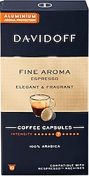 Davidoff Fine Aroma Espresso Elegant ve Fragrant Kapsül Kahve 10'lu
