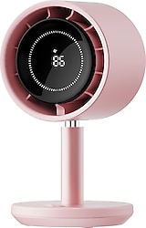Daxi Airflow AF03 Şarjlı Pastel Pembe Masaüstü Vantilatör