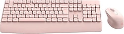 Daxi MK260 Comfort Touch Combo Pembe Kablosuz Klavye Mouse Seti
