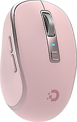 Daxi MX500 Pembe Sessiz Optik Kablosuz Mouse