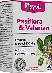 Dayvit Passiflora Valerian 30 Kapsül