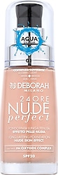 Deborah Milano 24Ore Perfect Nude SPF 20 1 Fair 30 ml Likit Fondöten