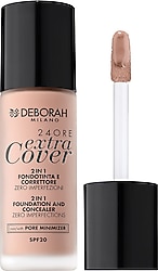 Deborah Milano 24Ore Extra Cover SPF 20 1 Fair 30 ml Likit Fondöten