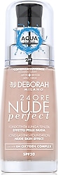Deborah Milano 24Ore Perfect Nude SPF 20 3 Sand 30 ml Likit Fondöten