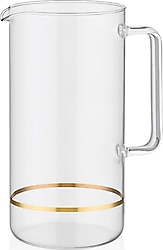 Decorium Dalia Gold Yaldızlı 2000 ml Cam Sürahi