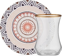 Decorium Ethnic 12 Parça 6 Kişilik Çay Seti