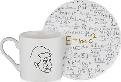 Decorium İconic Einstein 2 Kişilik Kahve Fincan Takımı