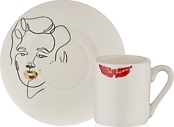 Decorium İconic Marilyn 2 Kişilik Kahve Fincan Takımı